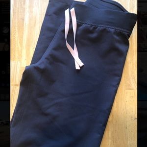 FIGS charcoal Livingston pants